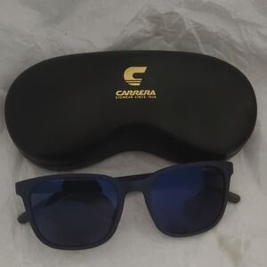 NEW Carrera Blue Sunglasses with Black Case And Cloth BI Injection